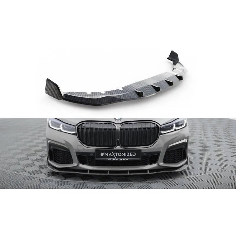 Maxton - Fibre de Carbone Lame Du Pare-Chocs Avant BMW 7 M-Pack G11 Facelift