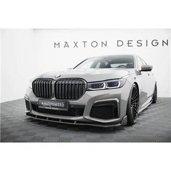Maxton - Fibre de Carbone Lame Du Pare-Chocs Avant BMW 7 M-Pack G11 Facelift