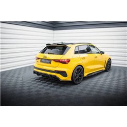 Maxton - Fibre de Carbone Lames De Pare-Chocs Arrière Latérales Audi RS3 Sportback 8Y 