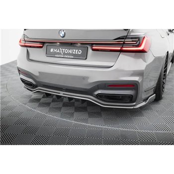 Maxton - Prepreg Fibre de Carbone Arrière Lame BMW 7 M-Pack G11 / G12 Facelift 