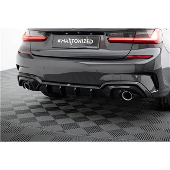 Maxton - Diffuseur Arrière Complet BMW 3 M-Pack G20 / G21 (Convient aux voitures avec barre d'attelage) Oui