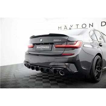 Maxton - Diffuseur Arrière Complet BMW 3 M-Pack G20 / G21 (Convient aux voitures avec barre d'attelage) Oui