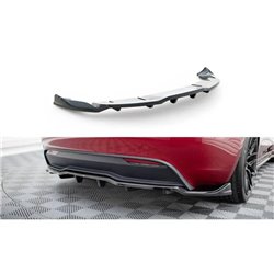 Maxton - Arriere Splitter (avec une barre verticale) V.2 Tesla Model 3 Project Highland(Facelift)