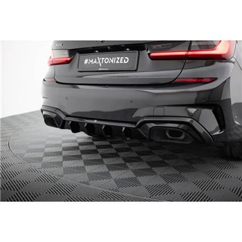 Maxton - Diffuseur Arrière Complet BMW M340i G20 / G21 (Convient aux voitures avec barre d'attelage) Oui