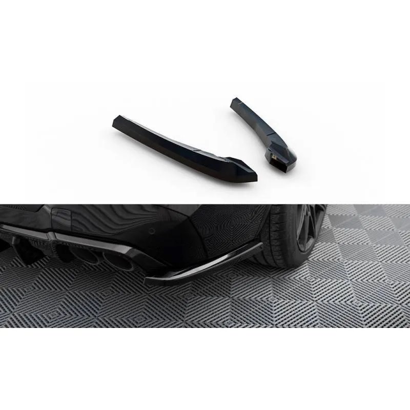 Maxton - Lames De Pare-Chocs Arrière Latérales V.2 BMW X3 M F97 / F97 Facelift