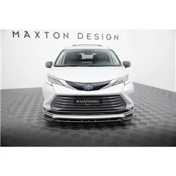 Maxton - Lame Du Pare-Chocs Avant Toyota Sienna Mk4 