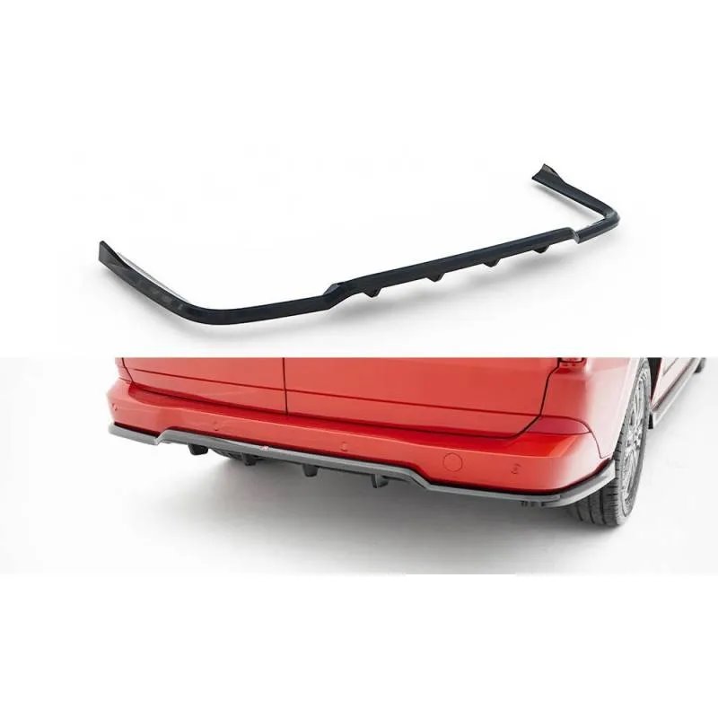 Maxton - Arriere Splitter (avec une barre verticale) Ford Transit Custom / Tourneo Custom Mk2