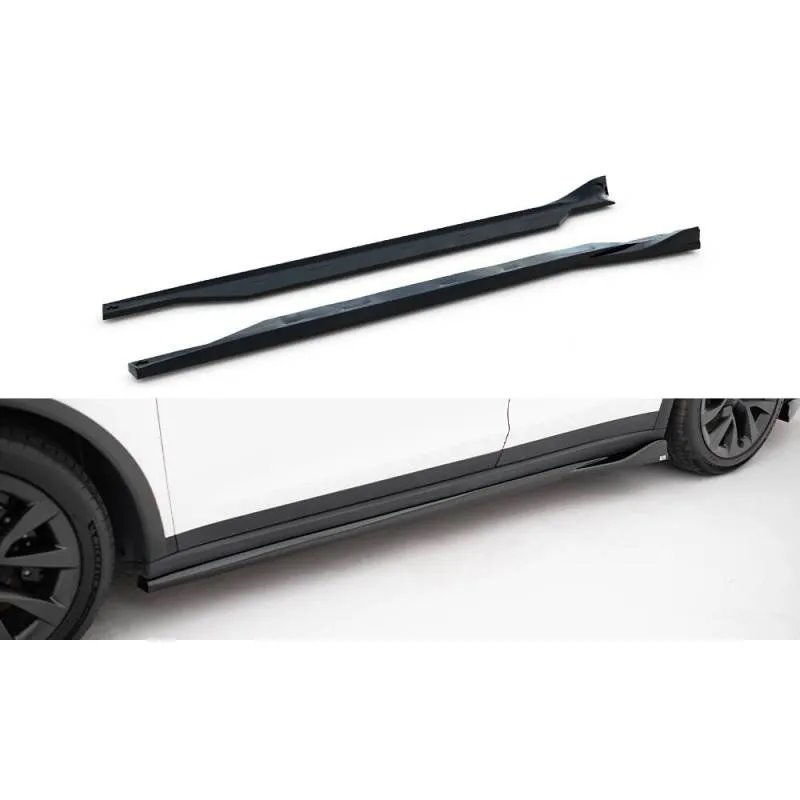 Maxton - Rajouts Des Bas De Caisse V.2 Tesla Model X Mk1 Facelift
