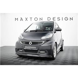 Maxton - Lame Du Pare-Chocs Avant Brabus Smart Fortwo C451 Facelift 
