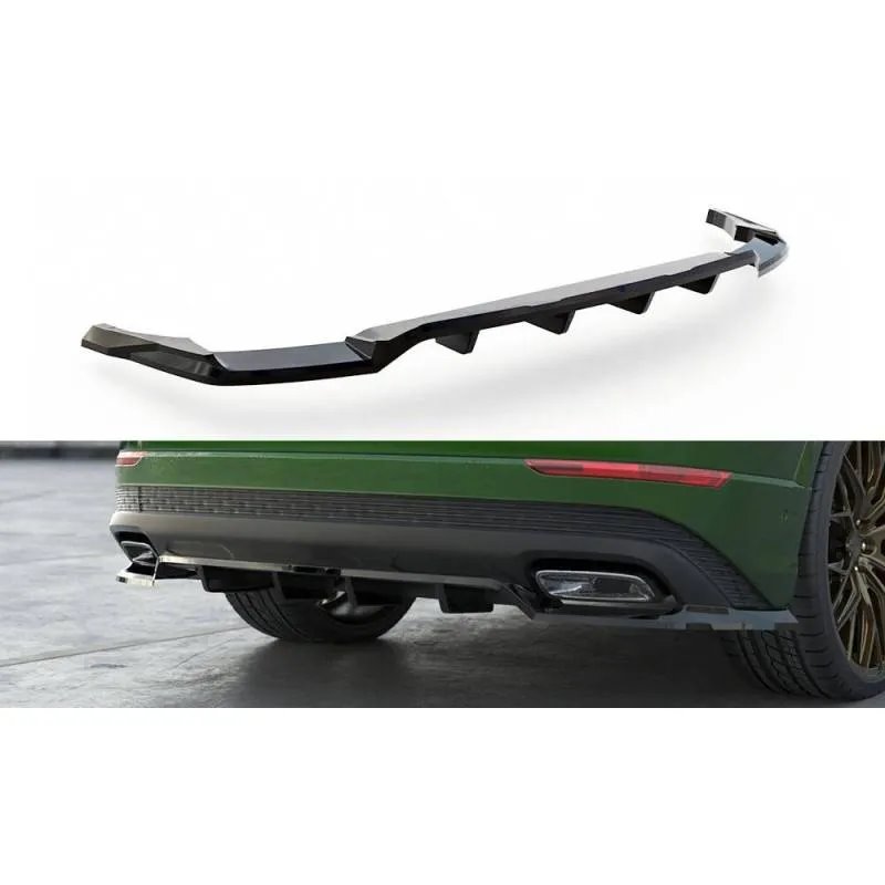 Maxton - Arriere Splitter (avec une barre verticale) Audi Q8 Mk1 Facelift