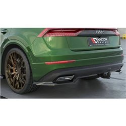 Maxton - Arriere Lame (avec une barre verticale) Audi Q8 Mk1 Facelift 