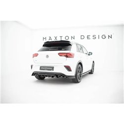 Maxton - Lames De Pare-Chocs Arrière Latérales Volkswagen T-Roc R Mk1 