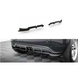 Maxton - Arriere Splitter (avec une barre verticale) Brabus Smart Fortwo C451 Facelift