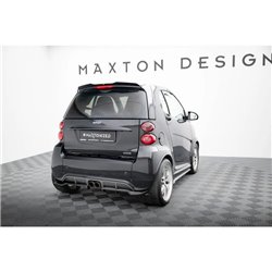 Maxton - Arriere Lame (avec une barre verticale) Brabus Smart Fortwo C451 Facelift 