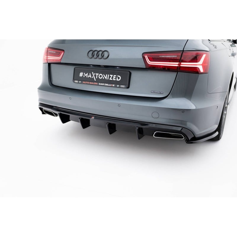 Maxton - Diffuseur Arrière Complet V.2 Audi A6 / A6 C7 S-line/ S6 C7 Facelift