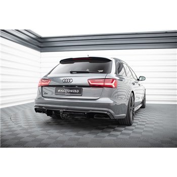 Maxton - Diffuseur Arrière Complet V.2 Audi A6 / A6 C7 S-line/ S6 C7 Facelift 