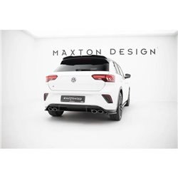 Maxton - Street Pro Central Diffuseur Arriere Volkswagen T-Roc R Mk1 Noir