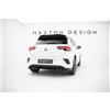 Maxton - Street Pro Central Diffuseur Arriere Volkswagen T-Roc R Mk1 Noir