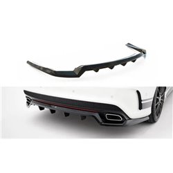 Maxton - Arriere Splitter (avec une barre verticale) Mercedes-Benz CLA AMG-Line C117