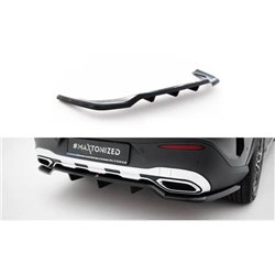 Maxton - Arriere Splitter (avec une barre verticale) Mercedes-Benz GLC Coupe AMG-Line C254