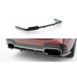 Maxton - Arriere Splitter (avec une barre verticale) BMW iX3 M-Pack G08 Facelift