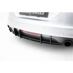 Maxton - Street Pro Central Diffuseur Arriere Audi TT S-Line 8J Facelift Rouge
