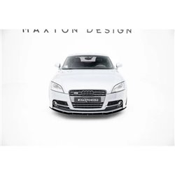 Maxton - Street Pro Lame Du Pare-Chocs Avant Audi TT S / TT S-Line 8J Facelift Noir-Rouge