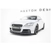 Maxton - Street Pro Lame Du Pare-Chocs Avant Audi TT S / TT S-Line 8J Facelift Noir-Rouge