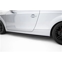 Maxton - Street Pro Rajouts Des Bas De Caisse Audi TT S / TT S-Line 8J Facelift Noir-Rouge