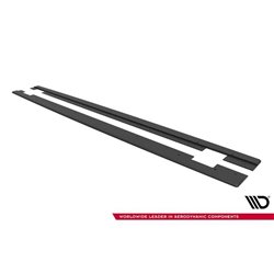 Maxton - Street Pro Rajouts Des Bas De Caisse Audi TT S / TT S-Line 8J Facelift Noir-Rouge