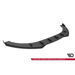 Maxton - Street Pro Lame Du Pare-Chocs Avant Audi TT S / TT S-Line 8J Facelift Noir + Rabats Brillant 