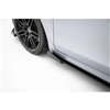Maxton - Street Pro Rajouts Des Bas De Caisse Audi TT S / TT S-Line 8J Facelift Noir-Rouge + Rabats Brillant