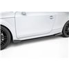 Maxton - Street Pro Rajouts Des Bas De Caisse Audi TT S / TT S-Line 8J Facelift Noir-Rouge + Rabats Brillant