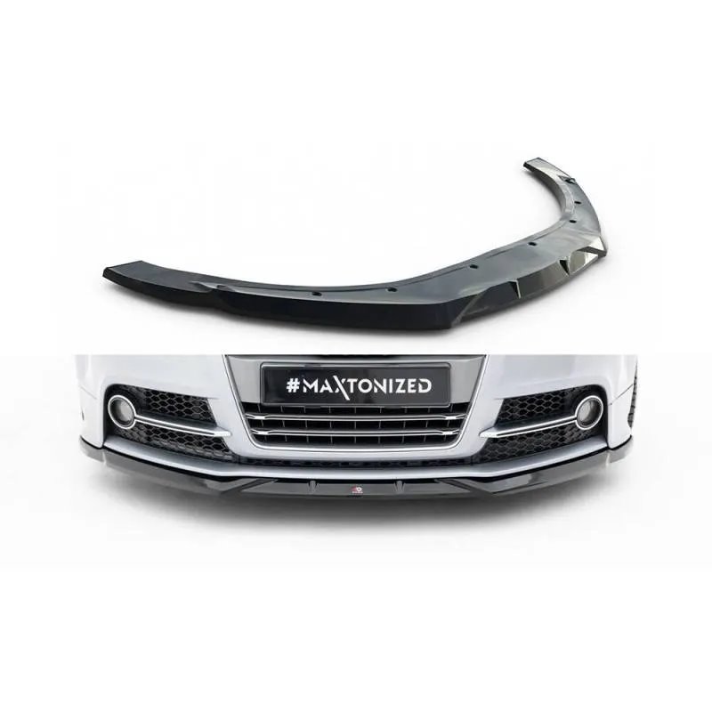 Maxton - Lame Du Pare-Chocs Avant V.2 Audi TT S / TT S-Line 8J Facelift