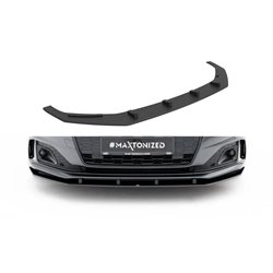 Maxton - Street Pro Lame Du Pare-Chocs Avant Audi A5 F5 Facelift Noir-Rouge