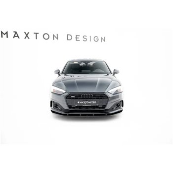 Maxton - Street Pro Lame Du Pare-Chocs Avant Audi A5 F5 Facelift Noir