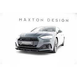 Maxton - Street Pro Lame Du Pare-Chocs Avant Audi A5 F5 Facelift Noir