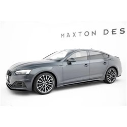 Maxton - Street Pro Rajouts Des Bas De Caisse Audi A5 Sportback F5 Facelift Noir