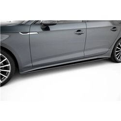 Maxton - Street Pro Rajouts Des Bas De Caisse Audi A5 Sportback F5 Facelift Noir