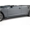 Maxton - Street Pro Rajouts Des Bas De Caisse Audi A5 Sportback F5 Facelift Noir-Rouge + Rabats Brillant