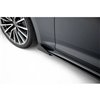 Maxton - Street Pro Rajouts Des Bas De Caisse Audi A5 Sportback F5 Facelift Noir-Rouge + Rabats Brillant