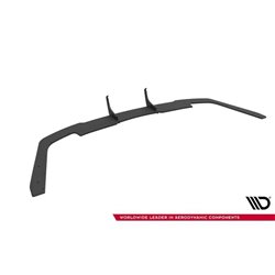 Maxton - Street Pro Central Diffuseur Arriere Audi A5 F5 Facelift Noir-Rouge