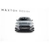 Maxton - Street Pro Lame Du Pare-Chocs Avant Audi A5 F5 Facelift Noir-Rouge + Rabats Brillant
