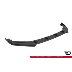 Maxton - Street Pro Lame Du Pare-Chocs Avant Audi A5 F5 Facelift Noir-Rouge + Rabats Brillant