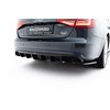 Maxton - Diffuseur Arrière Complet Audi A4 B8 Facelift (Version double échappement simple face) 