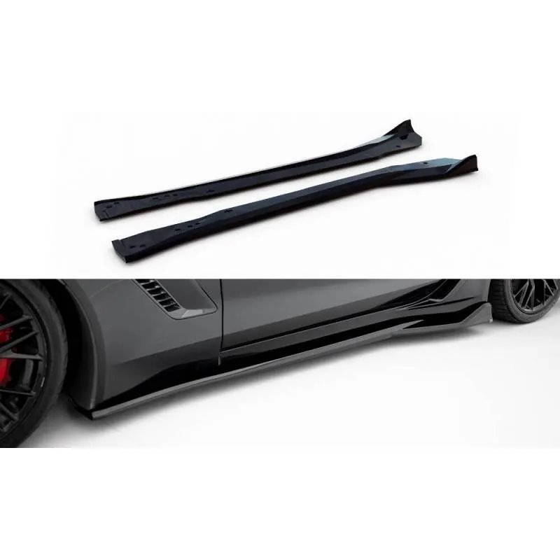 Maxton - Rajouts Des Bas De Caisse Chevrolet Corvette Z06 C7