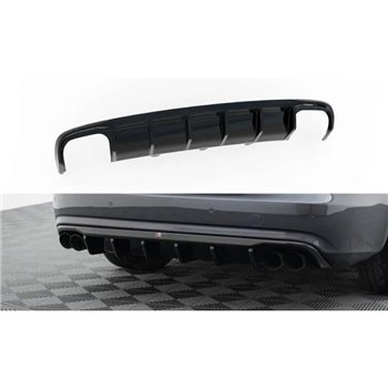 Maxton - Diffuseur Arrière Complet Audi A4 B8 Facelift (Version avec double échappement des deux côtés)