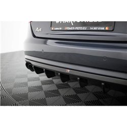 Maxton - Diffuseur Arrière Complet Audi A4 B8 Facelift (Version avec double échappement des deux côtés) 