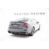 Maxton - Street Pro Central Diffuseur Arriere Audi A5 F5 Facelift Rouge + Rabats Brillant
