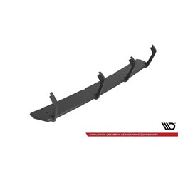 Maxton - Street Pro Central Diffuseur Arriere Hyundai Veloster N Mk2 Rouge